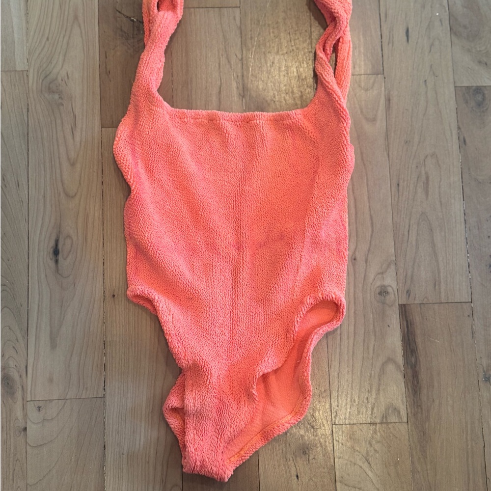 Hunza G Coral One Piece Swimsuit